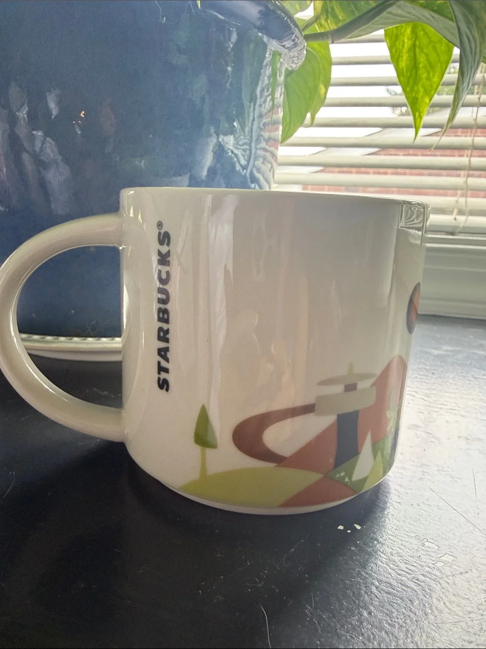Starbucks Tennessee White Green Orange Brown Landmark Mug